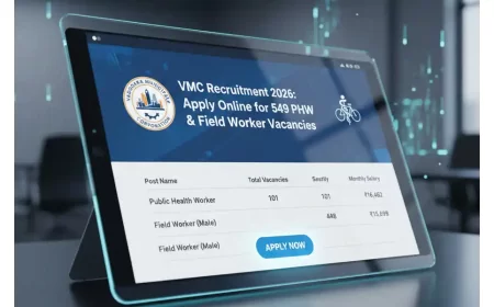 VMC Recruitment 2026: Apply Online for 549 PHW & Field Worker Jobs