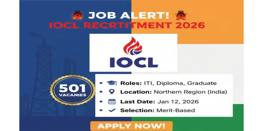 IOCL Apprentice Recruitment 2026: Apply Online for 501 Posts (Direct Link)