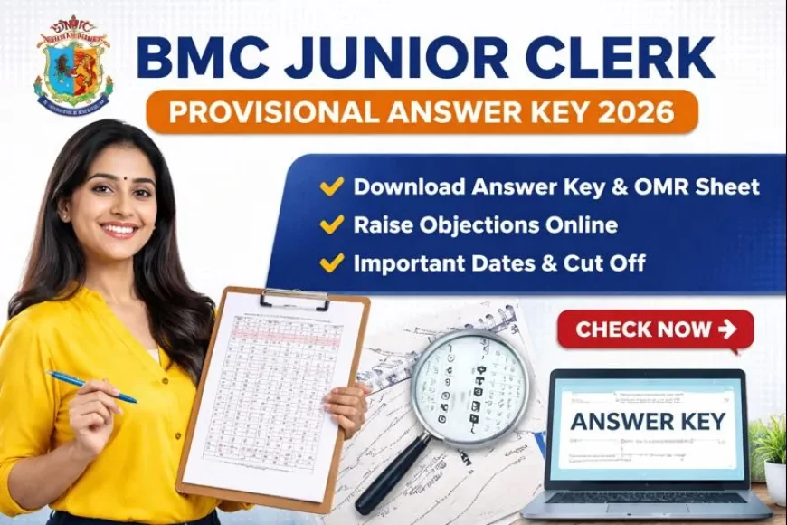 BMC Junior Clerk Answer Key 2026 Out - Download OMR Sheet PDF